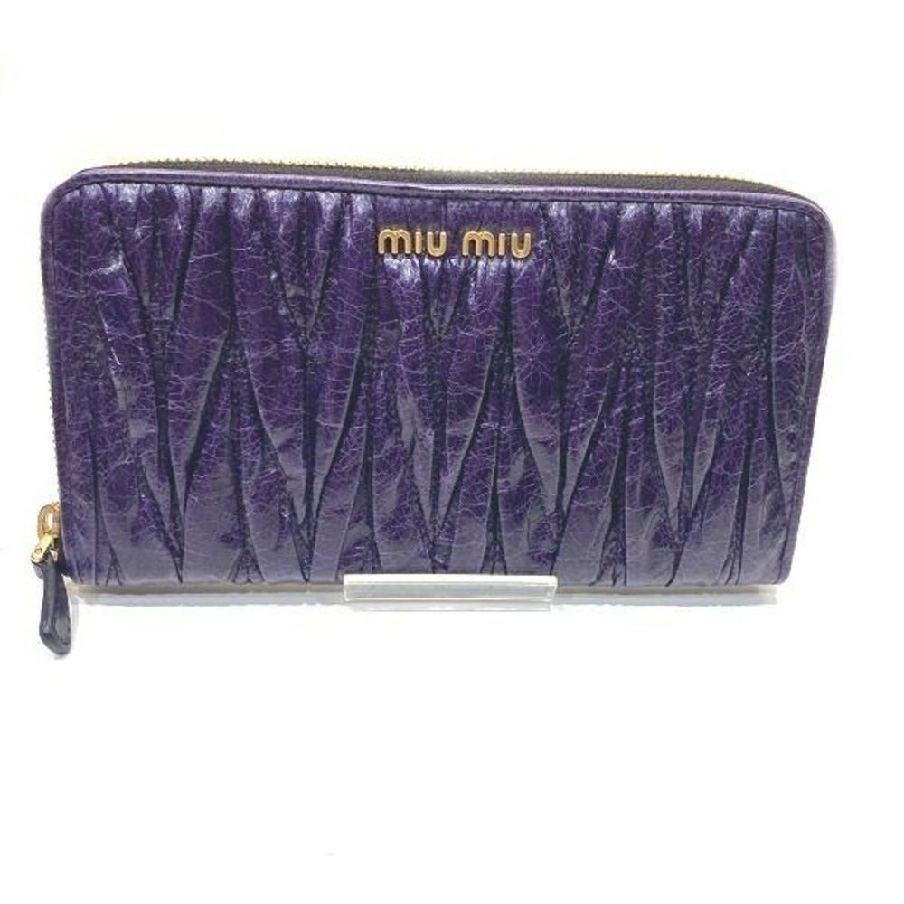 Miu Miu Leather Long Wallet